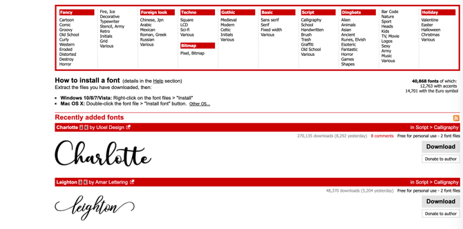 Download Free The 8 Best Free Font Websites For Free Fonts Online SVG DXF Cut File