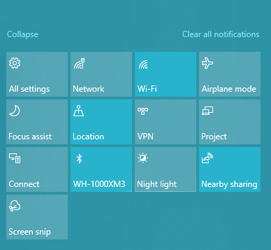 Windows 10 Режим полета
