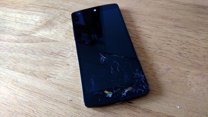 Replace a cracked phone display