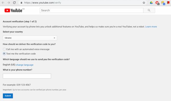 How to verify your YouTube channel