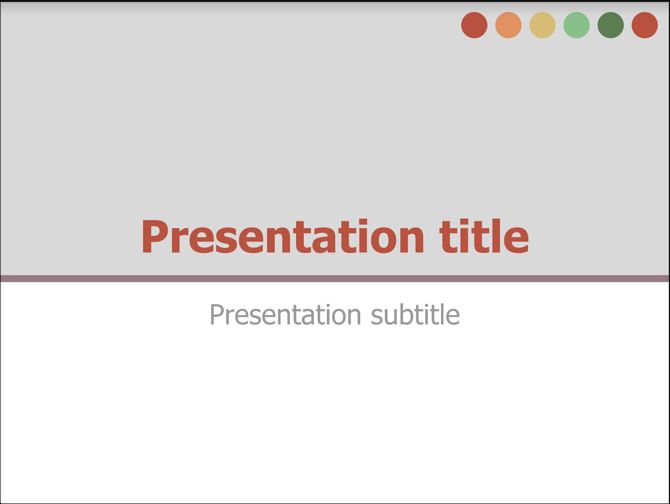 Google Docs Presentation Template