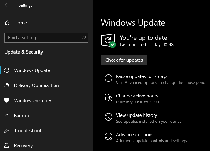 Windows 10 May 2019 Windows Update