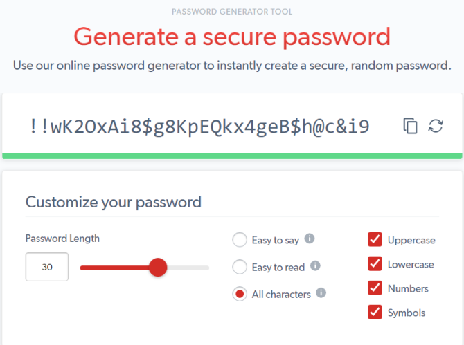 Password Generator Tool Online