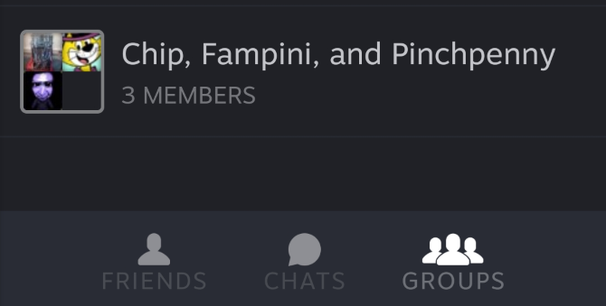 Discord vs. Steam Chat - groups