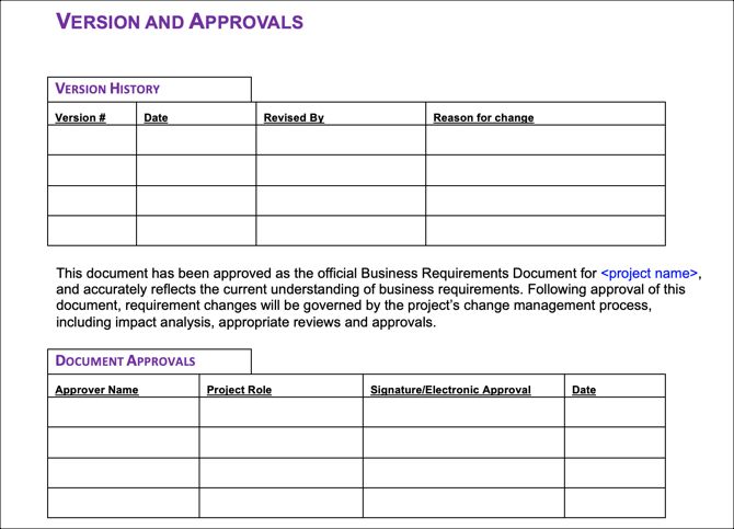 6 Free Business Requirements Document Templates for 