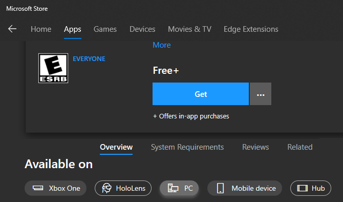 Microsoft Store Platform Availability