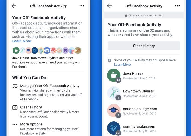 Delete Facebook Data - Off-Facebook Activity Tool