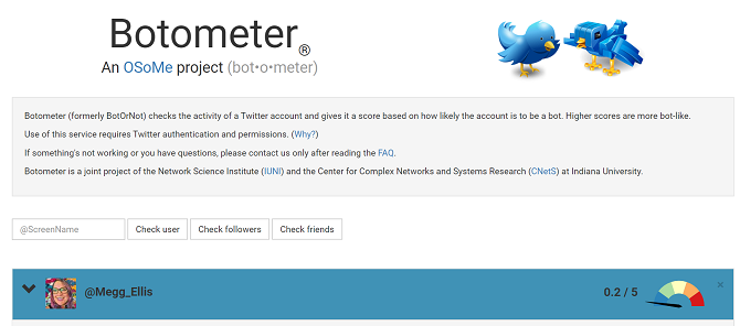 botometer bot analysis tool