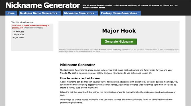 6 Cool Screen Name Generators
