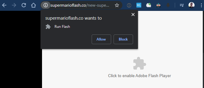 Chrome Allow Flash to Run