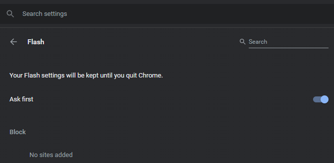 Chrome Enable Flash