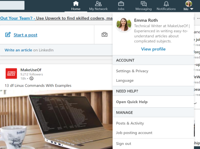 LinkedIn Profile Privacy Settings