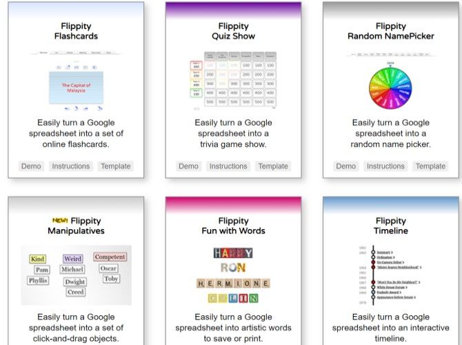 How To Make Digital Flashcards With Google Docs Spreadsheets