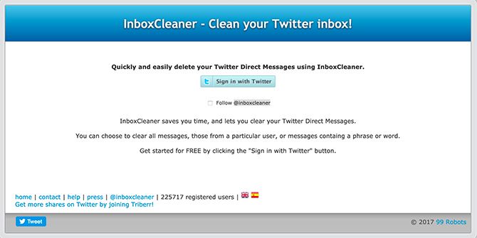 Inbox Cleaner Twitter