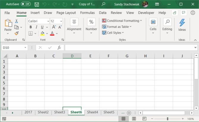 what-are-tabs-in-excel