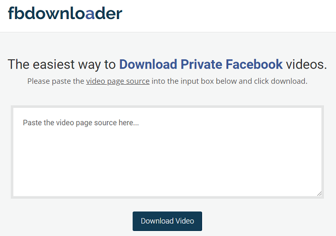 download private facebook videos fbdownloader