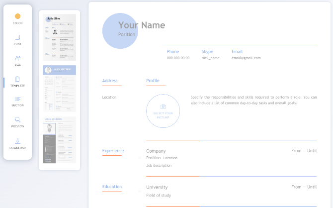 Applyya is a simple free resume building app 