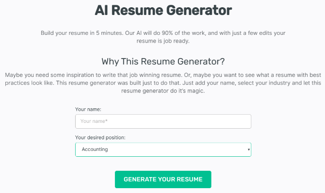 Can AI build a resume? Try it with EnhanCV's AI Resume Generator 