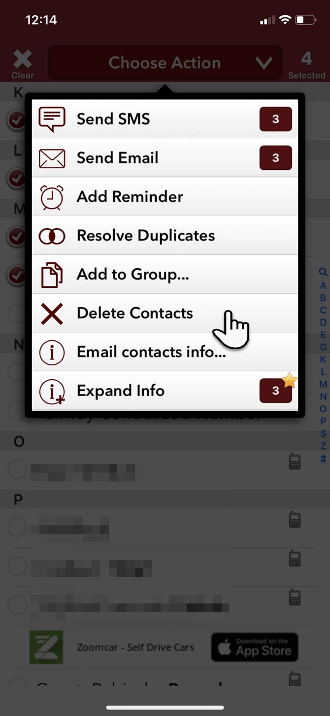 How to Delete Multiple Contacts on an iPhone