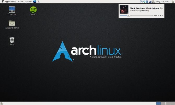 Arch Linux hafif bir Linux işletim sistemidir
