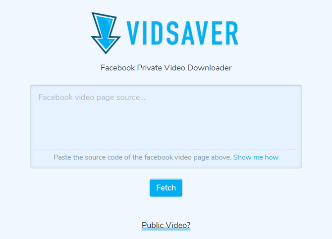 download private facebook vidsaver