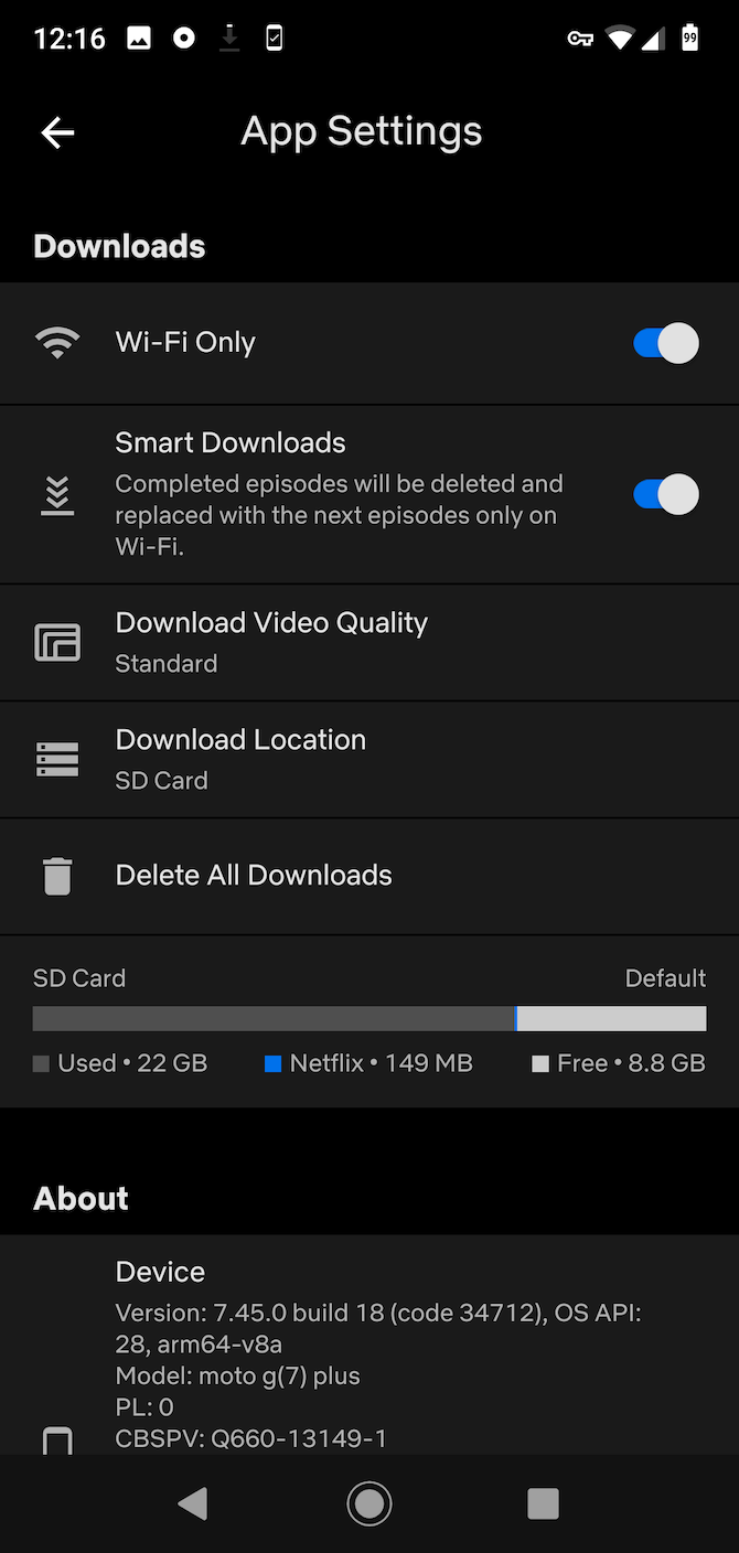 Save Space On Android By Moving Netflix Content To An Sd Card