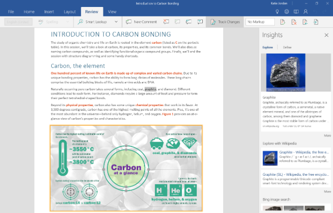Microsoft Word Mobile for Windows 10 is a free reader for Word documents