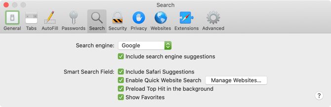 Safari Set По умолчанию поисковая система