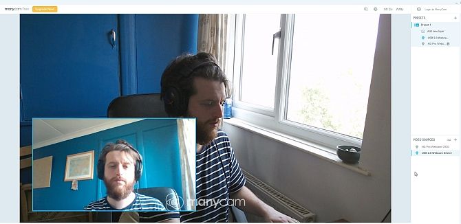 многокамерный двойной веб-камера Skype