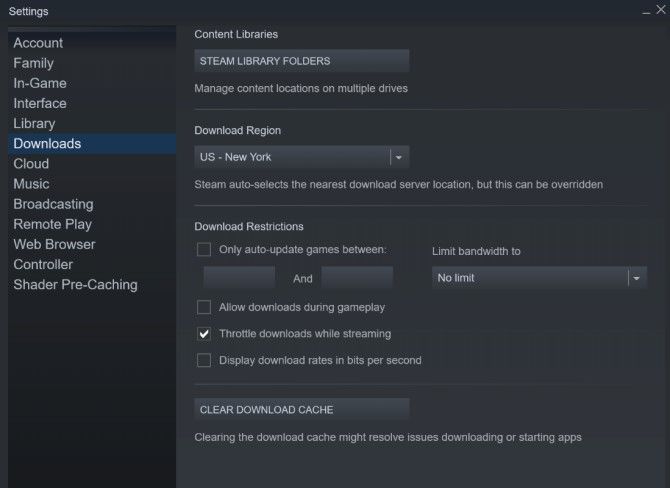 How To Optimize Steam S Download Speeds In Windows 10