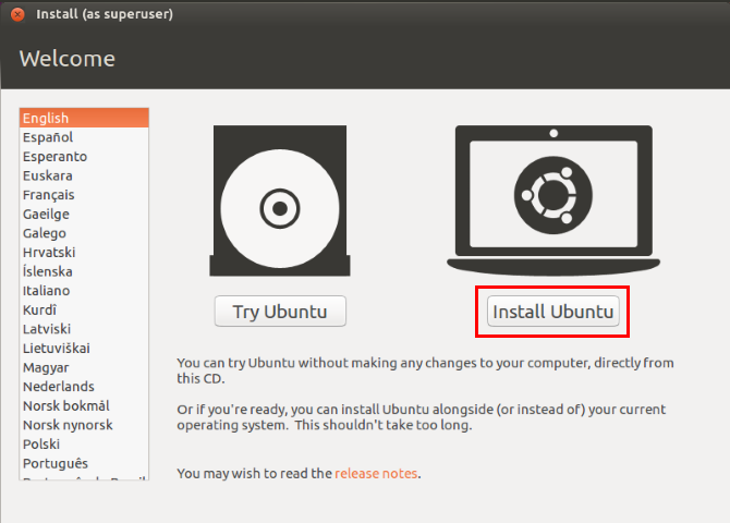 Instalar Ubuntu desde USB