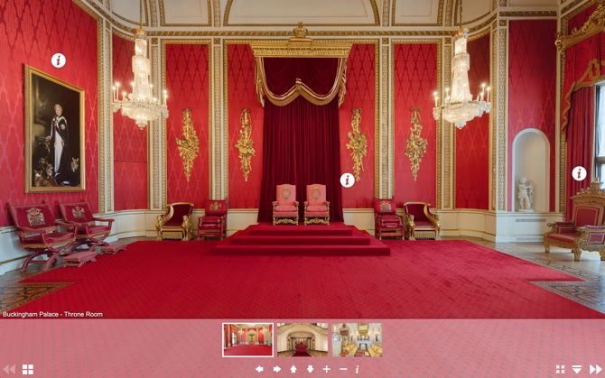 Виртуальный тур по Букингемскому дворцу