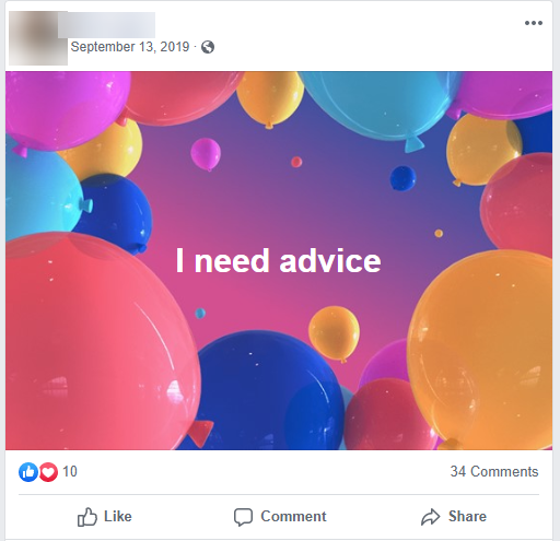 Facebook Advice