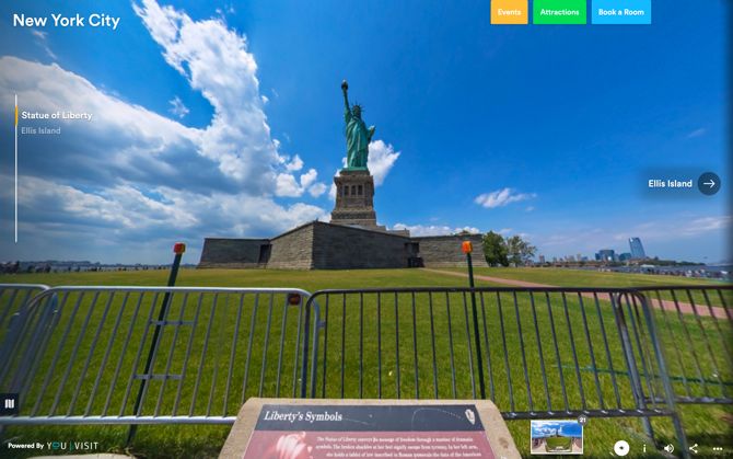 Нью-Йорк Статуя Свободы Виртуальный тур
