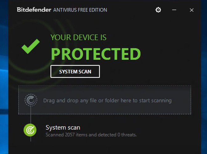 Bitdefender бесплатный антивирус
