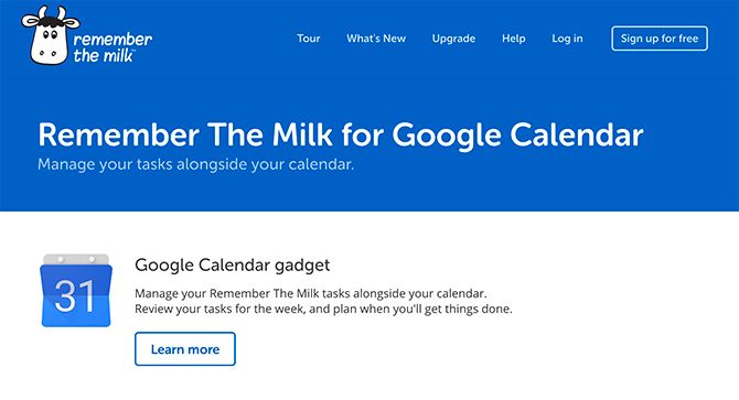 Делать приложения, которые синхронизируются с календарем Google Помни о молоке