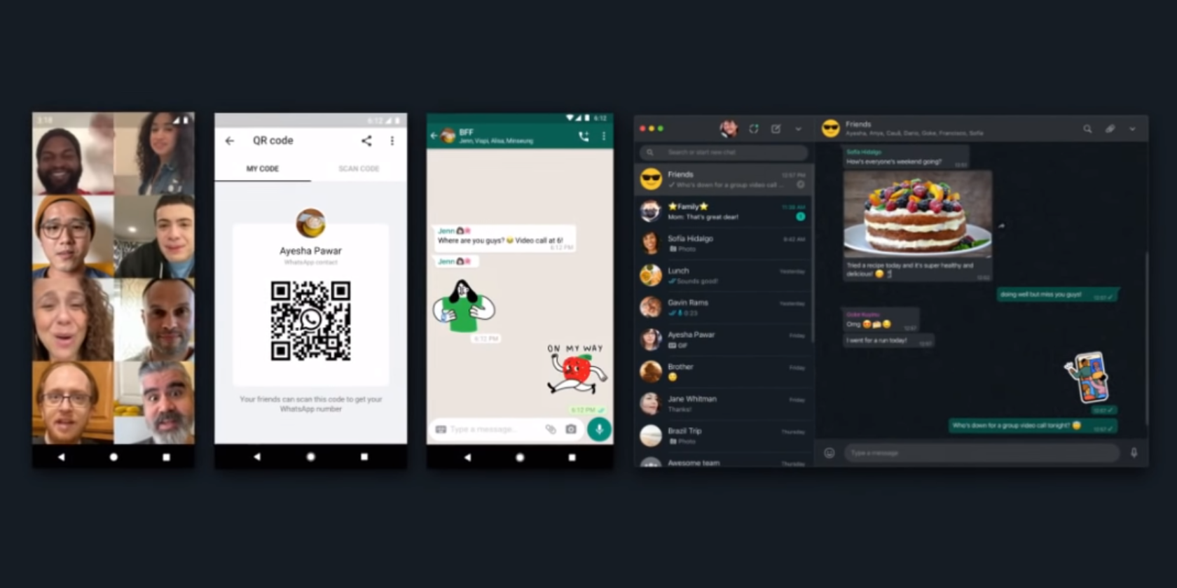 WhatsApp Adds QR Codes and Animated Stickers